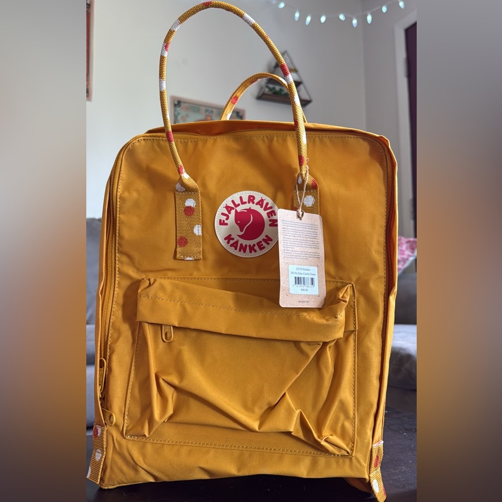 Fjallraven Kanken Yellow Backpack